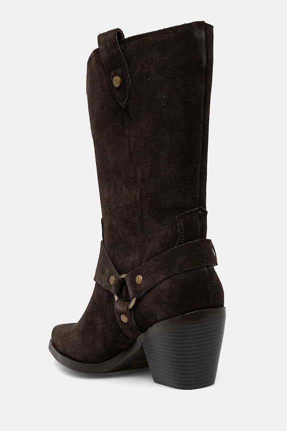 Answear.LAB stivali cowboy in pelle scamosciata marrone AN-58567-2100A-L