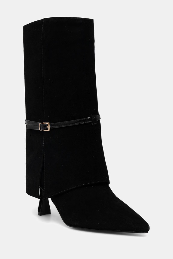 Semišové topánky Answear.LAB AN-58629-621H-L čierna WA25