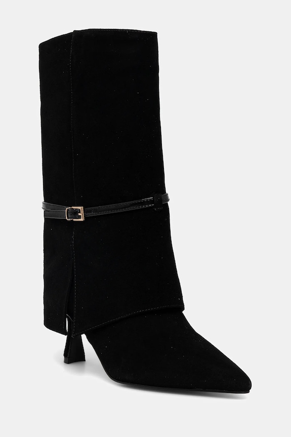 Semišové topánky Answear.LAB AN-58629-621H-L čierna WA25
