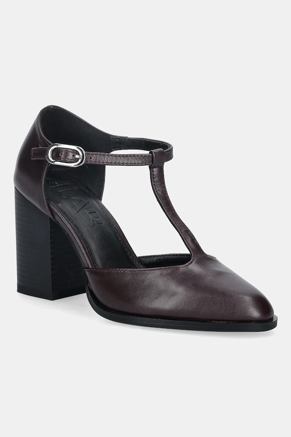 Kožené lodičky Answear.LAB AN-D24252-2862H-L burgundské WA25