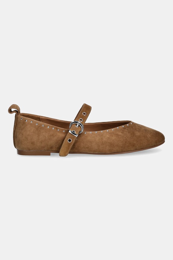 Answear.LAB ballerine in pelle scamosciata SHTB24010C055.hak marrone WA25