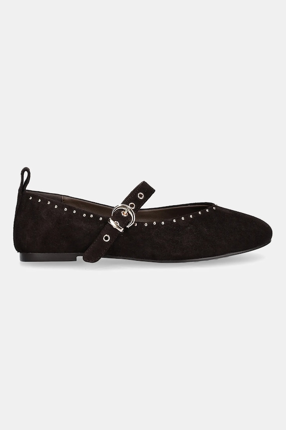 Answear.LAB ballerine in pelle scamosciata SHTB24010C055.hak marrone WA25