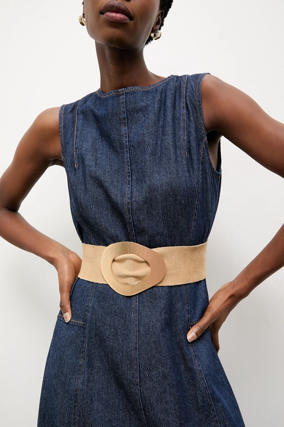 Dodatki Pas iz semiša Answear Lab C-010.zamsz.hak bež