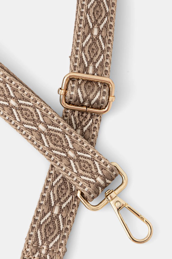 Pašček za telefon Answear.LAB 2210016.romby.letnie.hak bež WA25