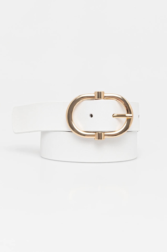 Answear.LAB cintura in pelle bianco 2007.ijk