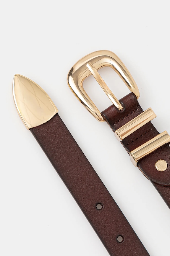 Answear.LAB opasok dámsky kožený 2031.ijk hnedá WA00