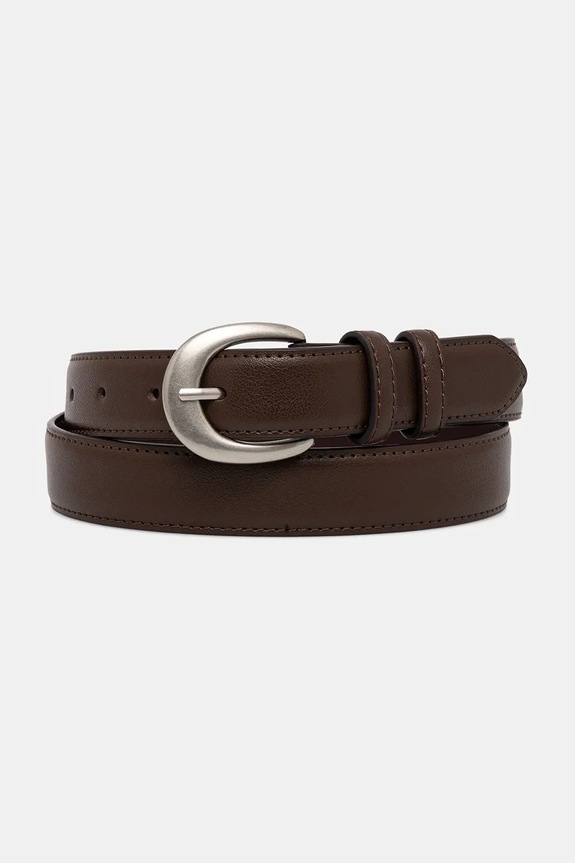 Answear.LAB curea de piele maro YQ.CMS