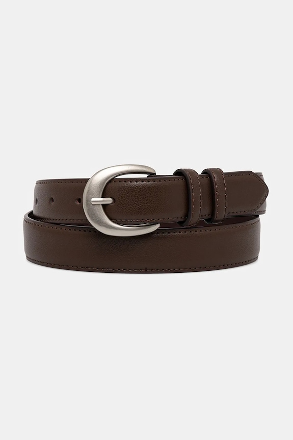 Answear.LAB curea de piele maro YQ.CMS