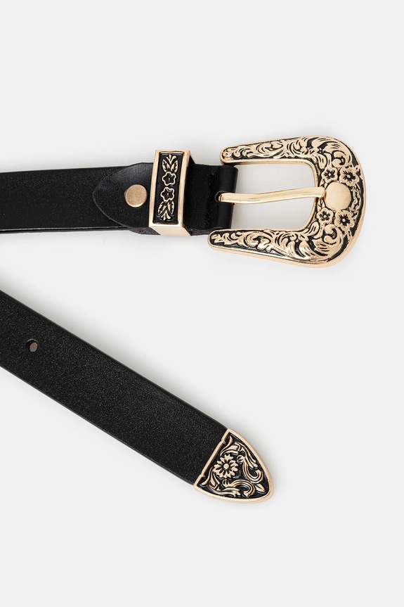 Answear.LAB pasek skórzany LD-1946.iak złoty WA25