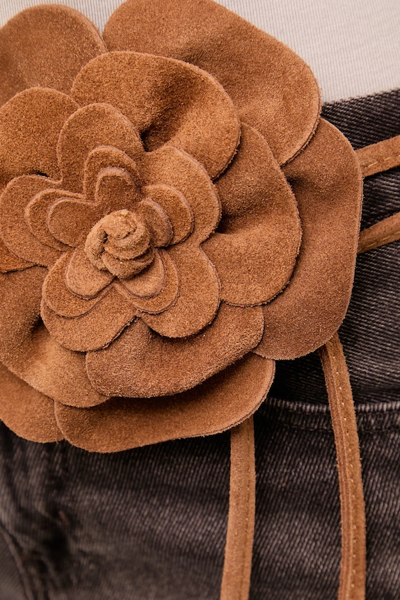 Doplnky Semišový opasok Answear.LAB 1314.iak hnedá