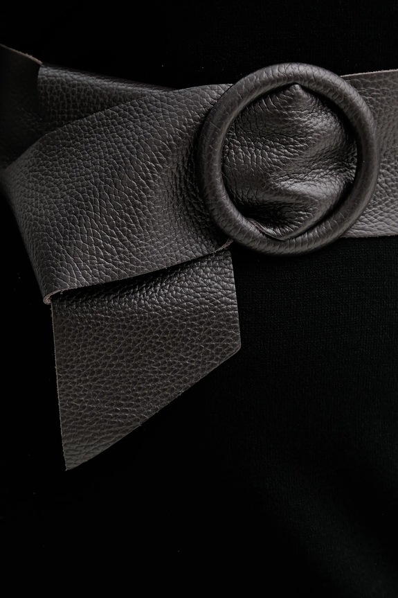 Answear.LAB široký opasok dámsky kožený hnedá 912.iak