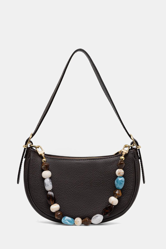 Pas za torbico Answear.LAB pašček za torbico modra A-690.kamienie.hak