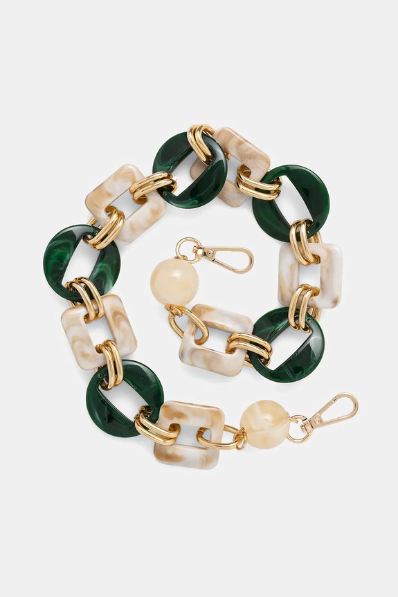 Charm τσάντας Answear.LAB A-690.geometryczne.hak πράσινο WA25