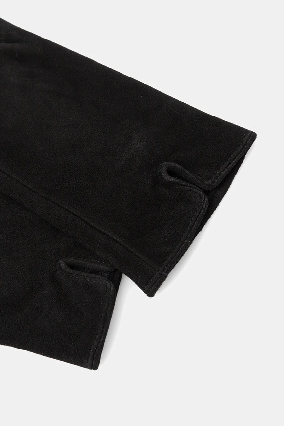 Answear.LAB rękawiczki zamszowe plain.glove.2.fh czarny WA25