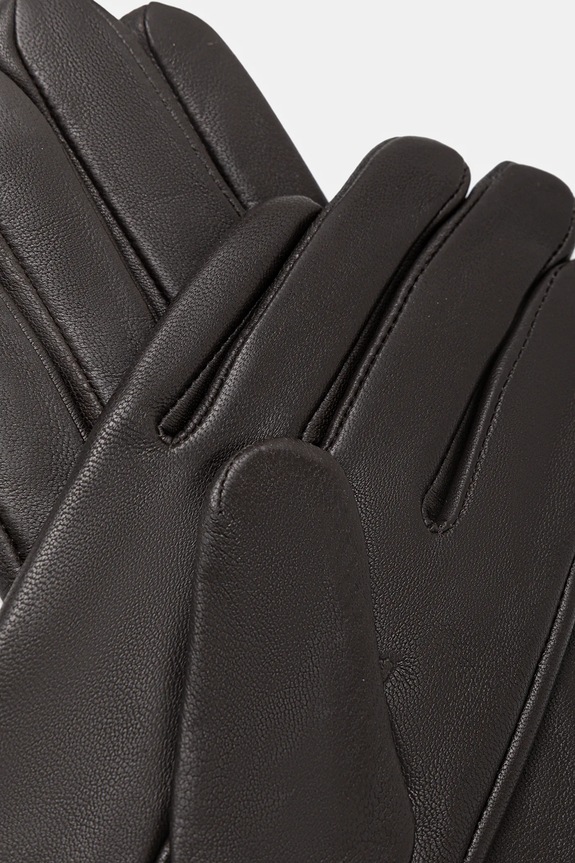Kožené rukavice Answear.LAB plain.glove.1 hnedá WA25