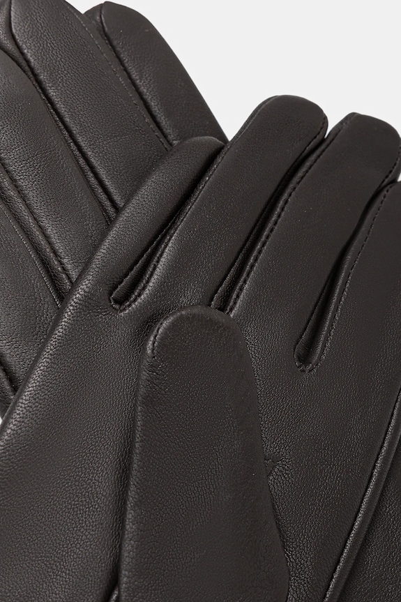 Kožené rukavice Answear.LAB plain.glove.1 hnedá WA25