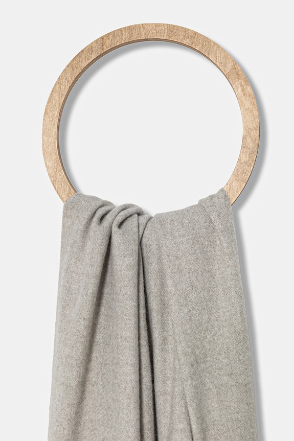 Vlněná šála Answear.LAB pashmina.1 šedá WA25