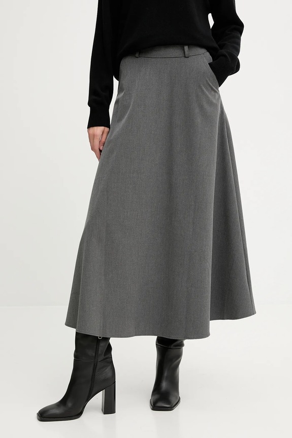 Answear.LAB spódnica PK2816 szary WA25