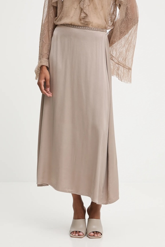 Спідниця Answear.LAB casual сірий 55043