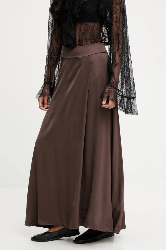 Юбка Answear.LAB casual коричневый 54091