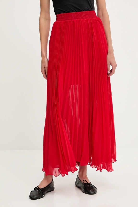 Φούστα Answear.LAB casual κόκκινο A-22587.hak