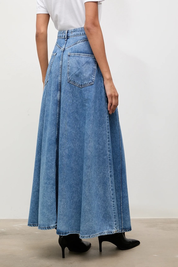 Îmbrăcăminte Answear.LAB fusta jeans 40661S5.TOS albastru