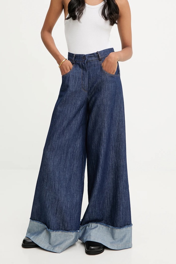 Îmbrăcăminte Answear.LAB jeansi 93107 albastru