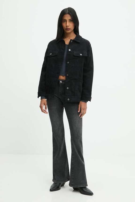 Answear.LAB jeansi dj2680.FLK negru WA25