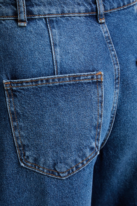 Answear.LAB jeansy wide leg damskie niebieski ZD.2034.TOS