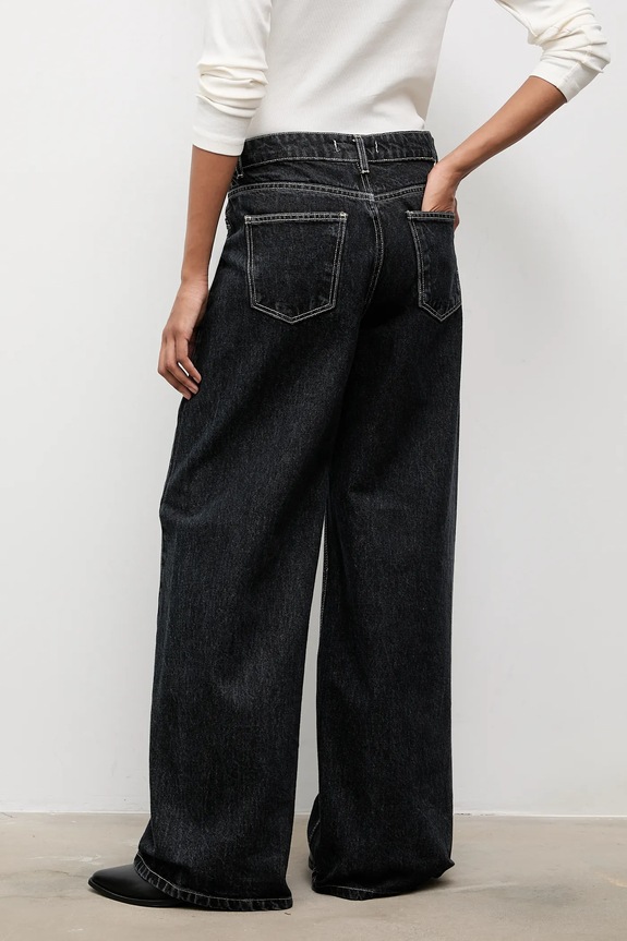 Odzież Answear.LAB jeansy ZD.2063.tos granatowy