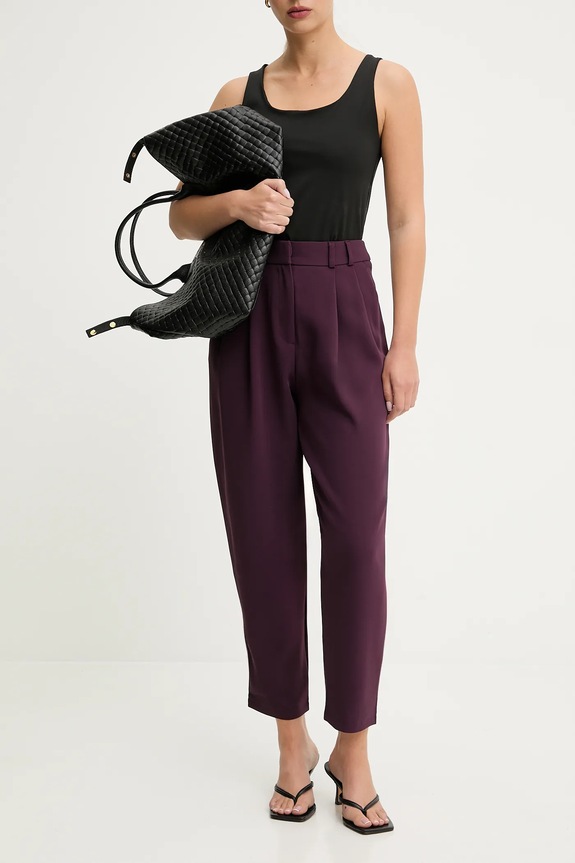 Nohavice Answear.LAB chinos fialová RH.9056.TOS