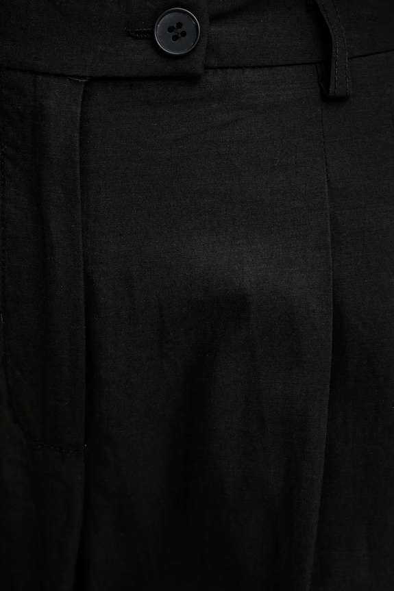 Bavlnené nohavice Answear.LAB čierna 15007.FLK