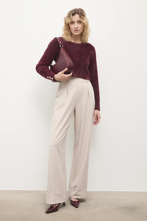 Answear.LAB pantaloni 80106-25Y.B.TOS negru WA25