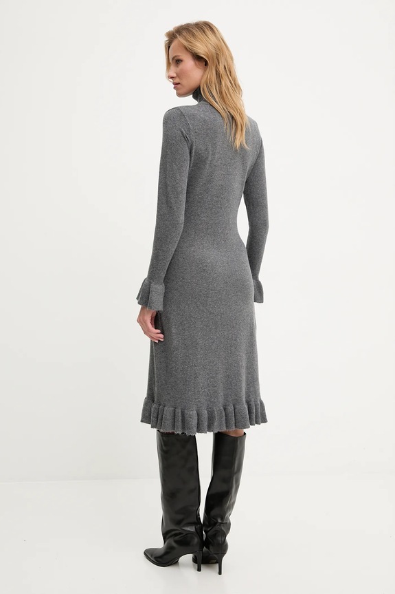 Answear.LAB rochie de cașmir gri 2687.fh