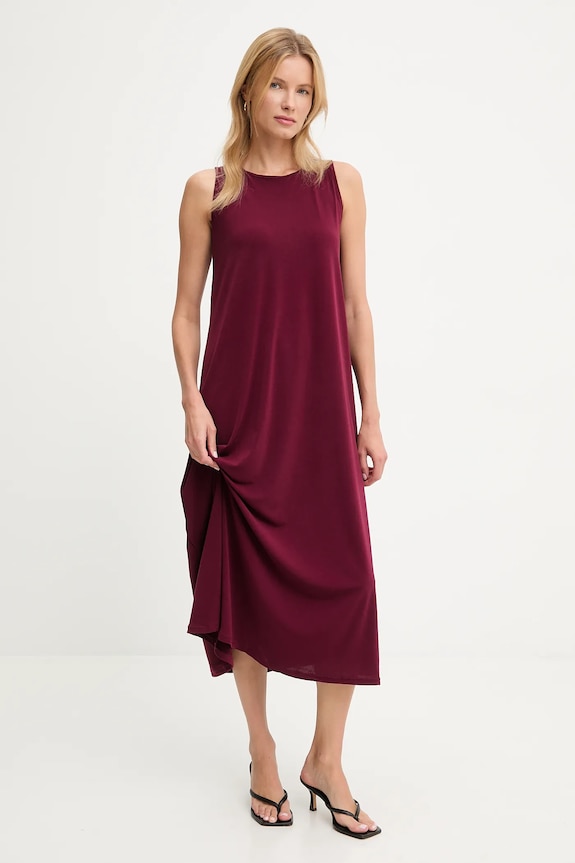 Answear.LAB rochie AB125 burgundia WA25