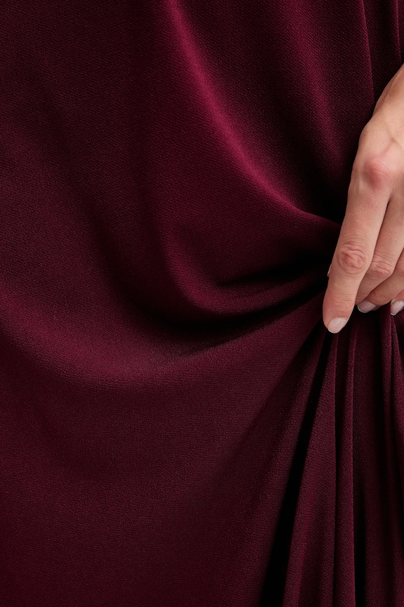 Answear.LAB rochie AB125 burgundia