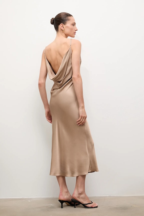 Abbigliamento Answear.LAB vestito PK9027 beige