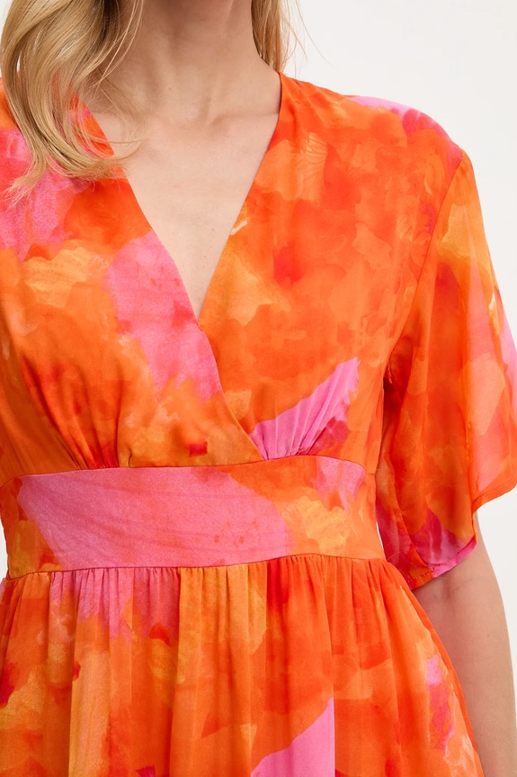 Φόρεμα Answear.LAB 62335.685.FLK πορτοκαλί