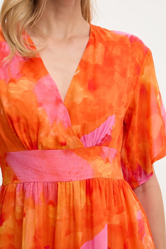 Φόρεμα Answear.LAB 62335.685.FLK πορτοκαλί