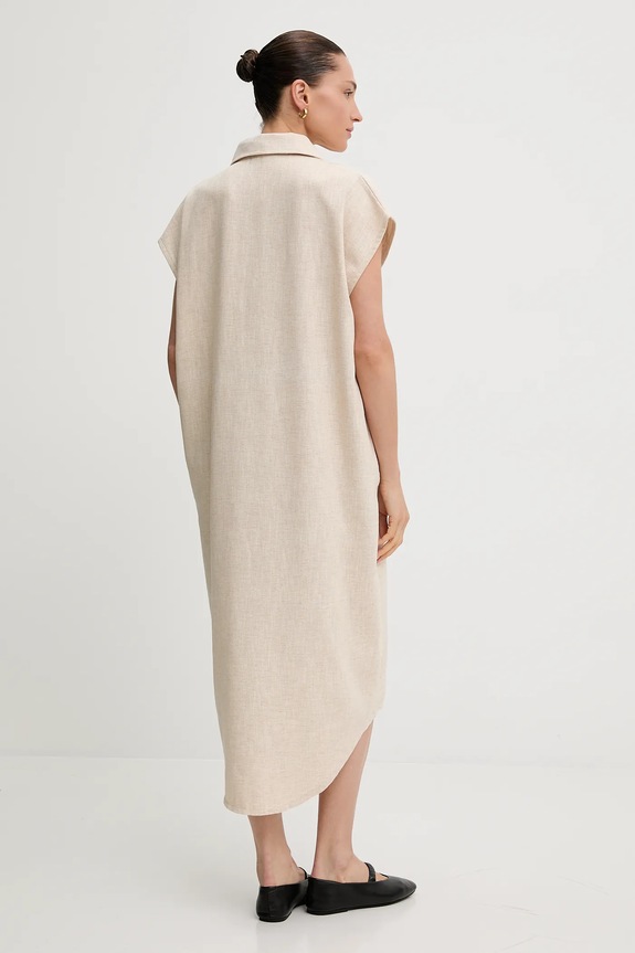 Abbigliamento Answear.LAB vestito in lino sng.152 beige