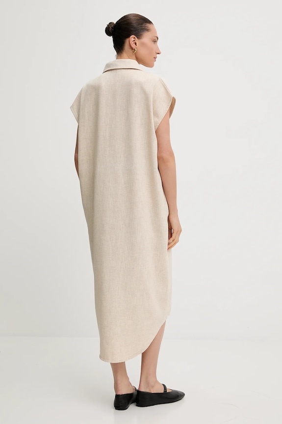 Abbigliamento Answear.LAB vestito in lino sng.152 beige