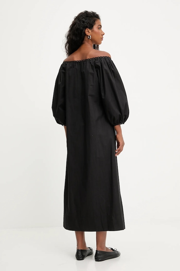 Îmbrăcăminte Answear.LAB rochie din bumbac ST.EL3011.TOS negru
