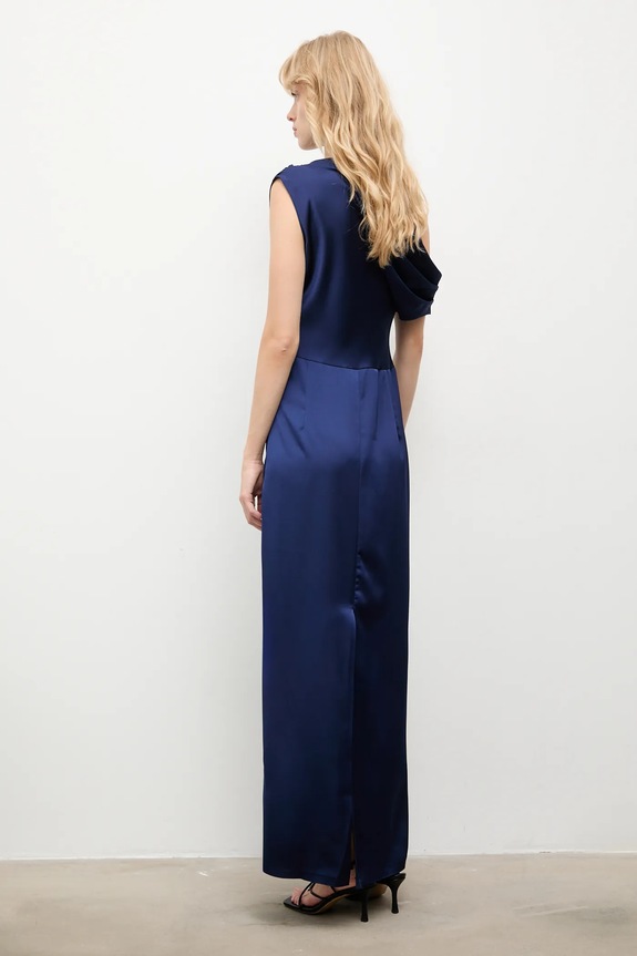 Odzież Answear.LAB sukienka ALEXANDRA.TOS granatowy