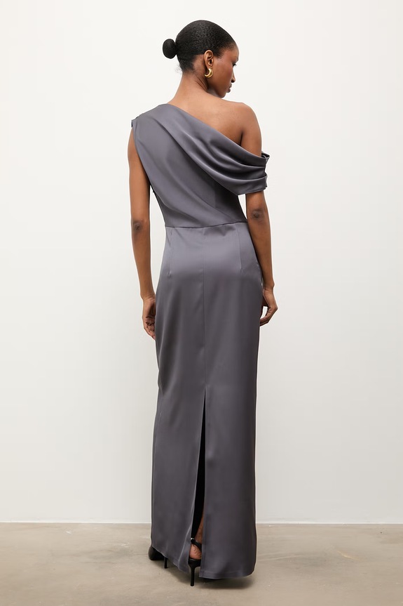 Answear.LAB sukienka ALEXANDRA.TOS szary WS26