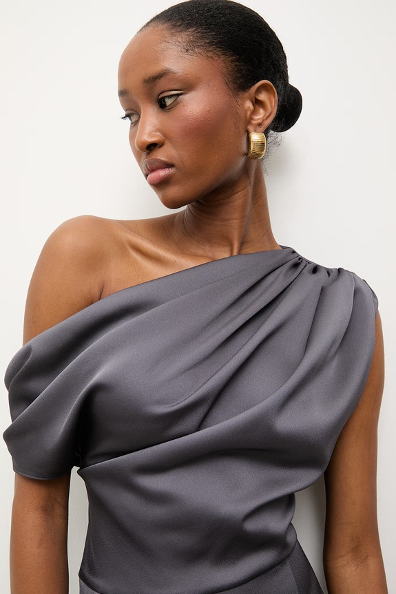 Answear.LAB sukienka szary ALEXANDRA.TOS