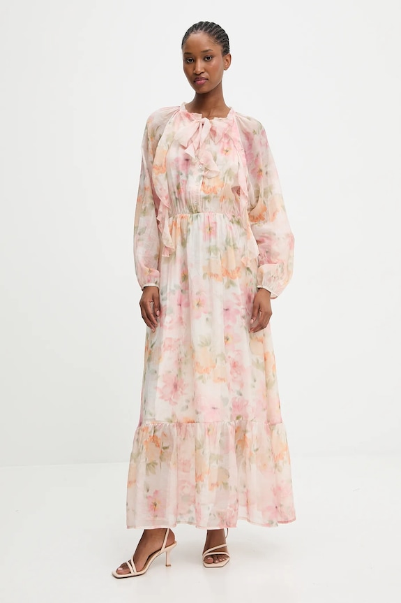 Answear.LAB rochie maxi roz 95875