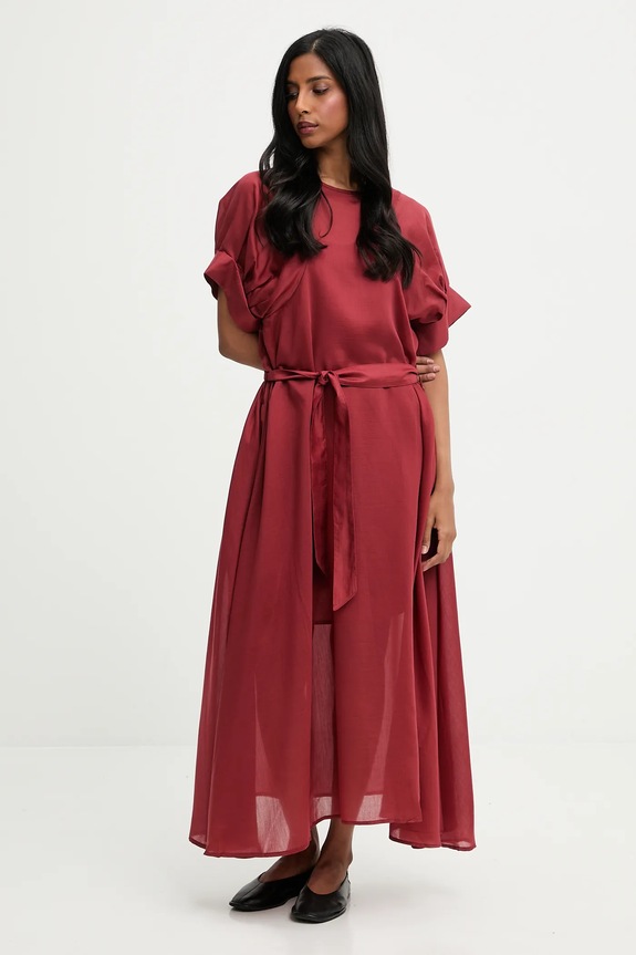 Answear.LAB rochie maxi rosu b9870.ILK