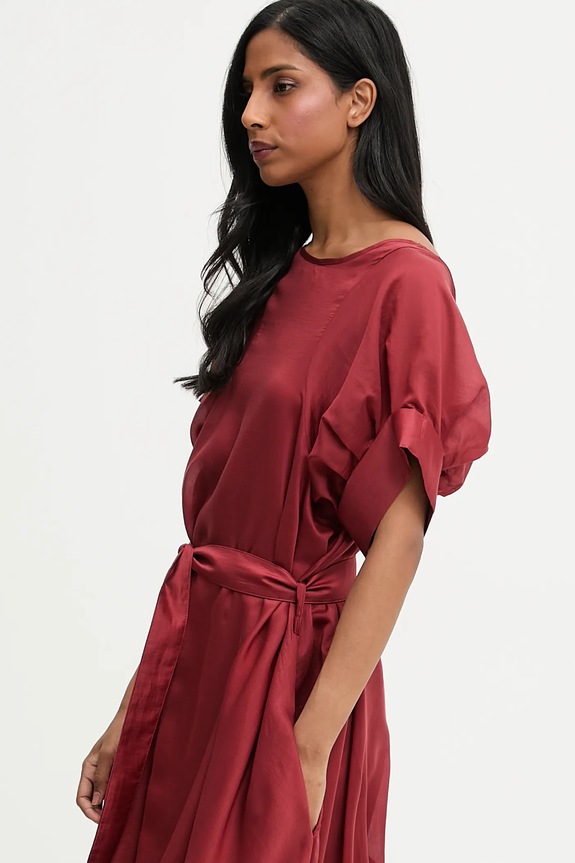 Answear.LAB rochie rosu b9870.ILK