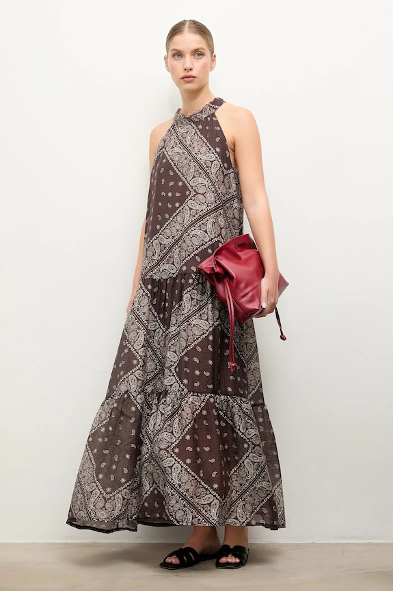 Answear.LAB rochie maxi maro 4286.ios
