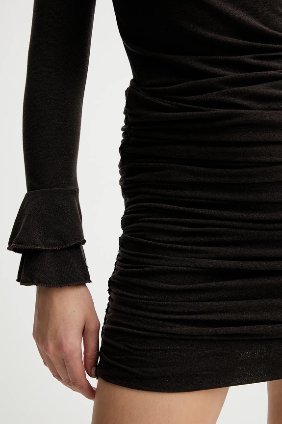 Answear.LAB sukienka 51428 brązowy